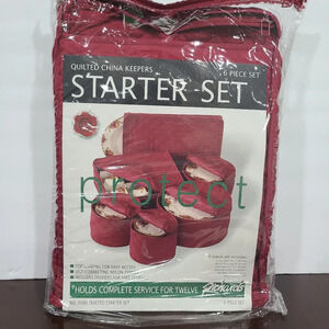Richards quilted china keepers set 6 pieces